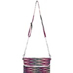 Pattern Zigzag Stripe Design Mini Crossbody Handbag