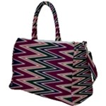 Pattern Zigzag Stripe Design Duffel Travel Bag