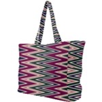 Pattern Zigzag Stripe Design Simple Shoulder Bag