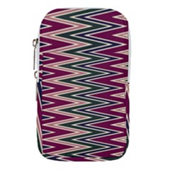 Pattern Zigzag Stripe Design Waist Pouch (Small) from ArtsNow.com