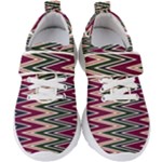 Pattern Zigzag Stripe Design Kids  Velcro Strap Shoes