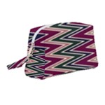 Pattern Zigzag Stripe Design Wristlet Pouch Bag (Medium)