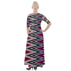 Half Sleeves Maxi Dress 