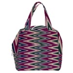 Pattern Zigzag Stripe Design Boxy Hand Bag