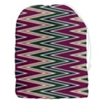 Pattern Zigzag Stripe Design Drawstring Pouch (3XL)