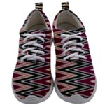 Pattern Zigzag Stripe Design Mens Athletic Shoes