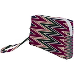 Pattern Zigzag Stripe Design Wristlet Pouch Bag (Small) from ArtsNow.com