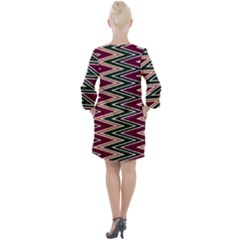 Open Neck Shift Dress 