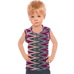 Pattern Zigzag Stripe Design Kids  Sport Tank Top