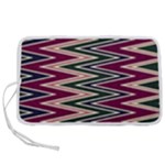 Pattern Zigzag Stripe Design Pen Storage Case (L)