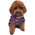 Pattern Zigzag Stripe Design Dog T-Shirt