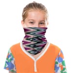 Pattern Zigzag Stripe Design Face Covering Bandana (Kids)