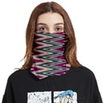 Pattern Zigzag Stripe Design Face Covering Bandana (Two Sides)