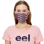 Pattern Zigzag Stripe Design Cloth Face Mask (Adult)