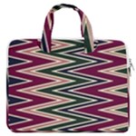 Pattern Zigzag Stripe Design MacBook Pro 13  Double Pocket Laptop Bag