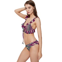 Low Cut Ruffle Edge Bikini Set 