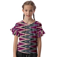 Kids  Cut Out Flutter Sleeves 