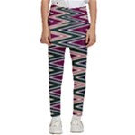 Pattern Zigzag Stripe Design Kids  Skirted Pants