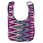 Pattern Zigzag Stripe Design Baby Bib