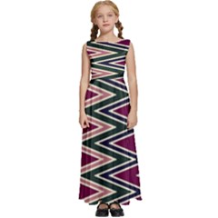 Kids  Satin Sleeveless Maxi Dress 