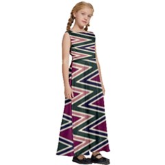 Kids  Satin Sleeveless Maxi Dress 