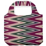 Pattern Zigzag Stripe Design Foldable Grocery Recycle Bag