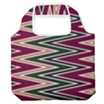 Pattern Zigzag Stripe Design Premium Foldable Grocery Recycle Bag