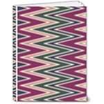 Pattern Zigzag Stripe Design 6  x 8  Hardcover Notebook