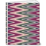 Pattern Zigzag Stripe Design 7  x 9  Hardcover Notebook