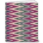 Pattern Zigzag Stripe Design 8  x 10  Softcover Notebook