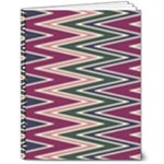 Pattern Zigzag Stripe Design 7  x 9  Softcover Notebook