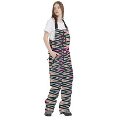 Women s Front Zip Ski And Snowboard Bib Pants 