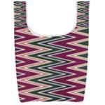 Pattern Zigzag Stripe Design Foldable Shopping Bag