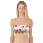 Leaves Pattern Seamless Texture Bandeau Top