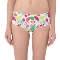 Mid-Waist Bikini Bottoms 