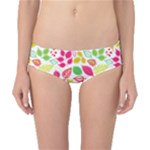 Leaves Pattern Seamless Texture Classic Bikini Bottoms