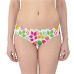 Leaves Pattern Seamless Texture Hipster Bikini Bottoms