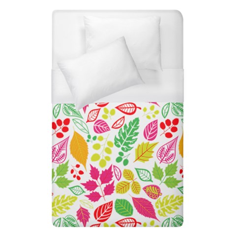 Leaves Pattern Seamless Texture Duvet Cover (Single Size) from ArtsNow.com