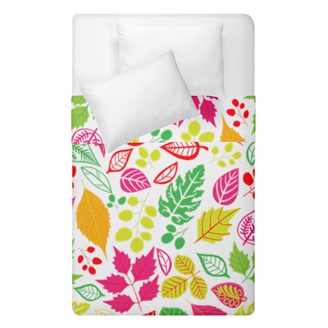 Leaves Pattern Seamless Texture Duvet Cover Double Side (Single Size) from ArtsNow.com