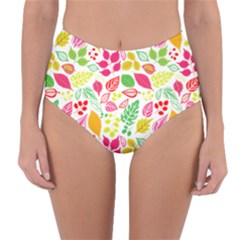 Reversible High-Waist Bikini Bottoms 