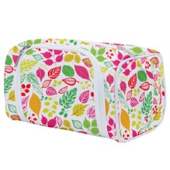 Leaves Pattern Seamless Texture Toiletries Pouch from ArtsNow.com