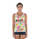 Leaves Pattern Seamless Texture Sport Tank Top 