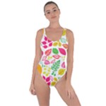 Leaves Pattern Seamless Texture Bring Sexy Back Swimsuit