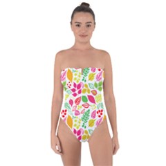 Tie Back One Piece Swimsuit 