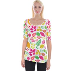 Wide Neckline T-Shirt 