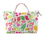 Leaves Pattern Seamless Texture Carry-on Travel Shoulder Bag