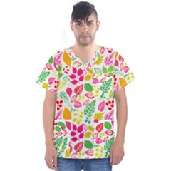 Men s V-Neck Scrub Top 