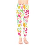 Leaves Pattern Seamless Texture Kids  Leggings