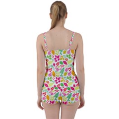 Tie Front Two Piece Tankini 