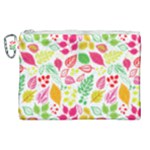 Leaves Pattern Seamless Texture Canvas Cosmetic Bag (XL)